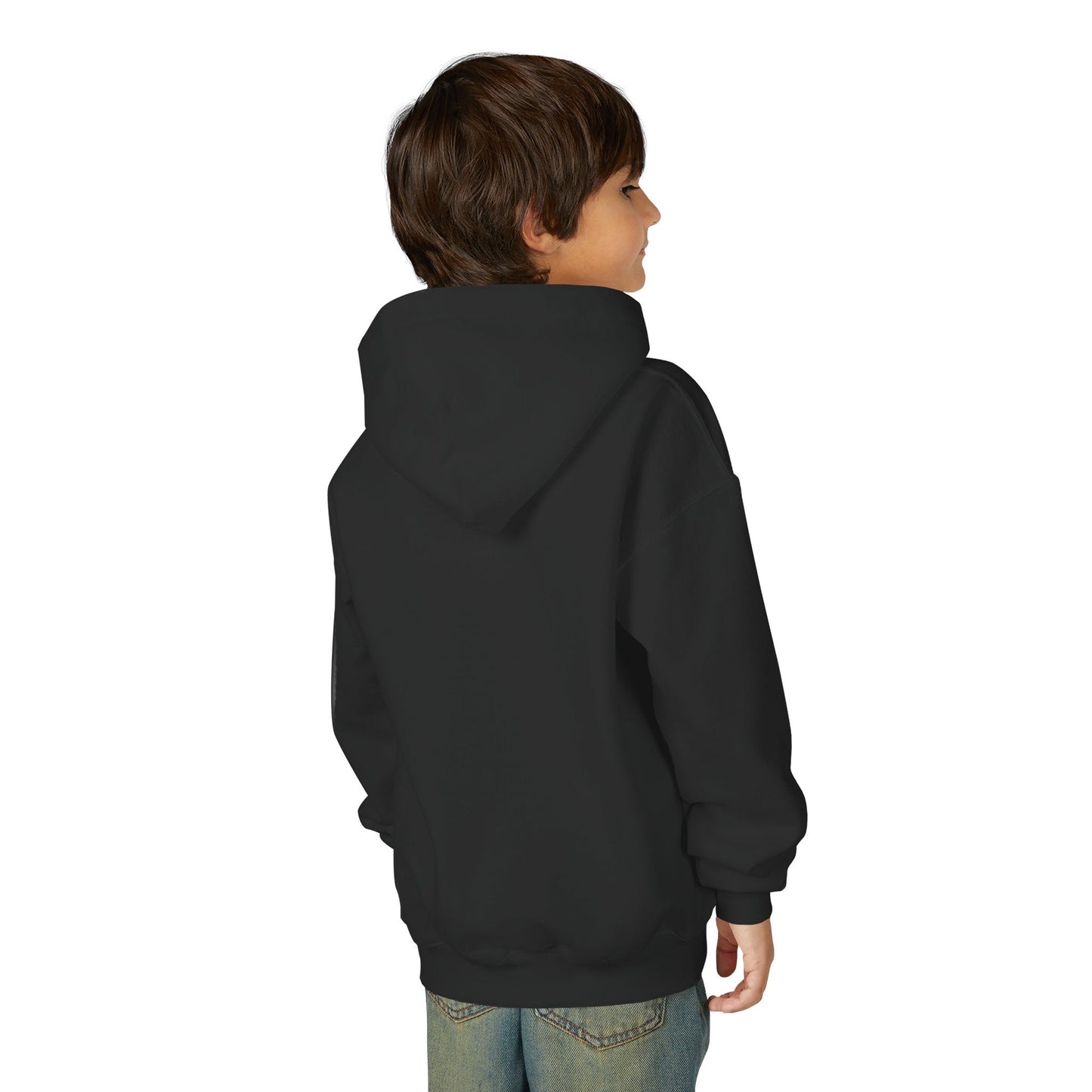 Youth Hoodie — 'Fear Not' Retro Heart Comfort Sweatshirt - i am loved