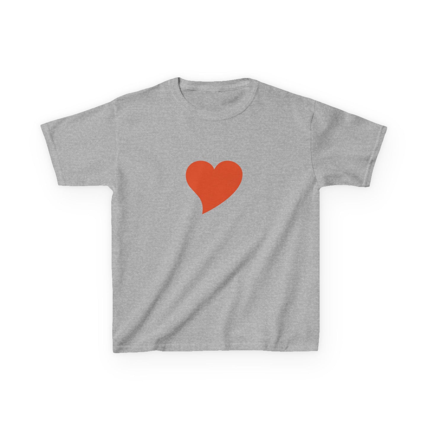 Kids Heart Love Tee - Front and Back Print for Little Ones