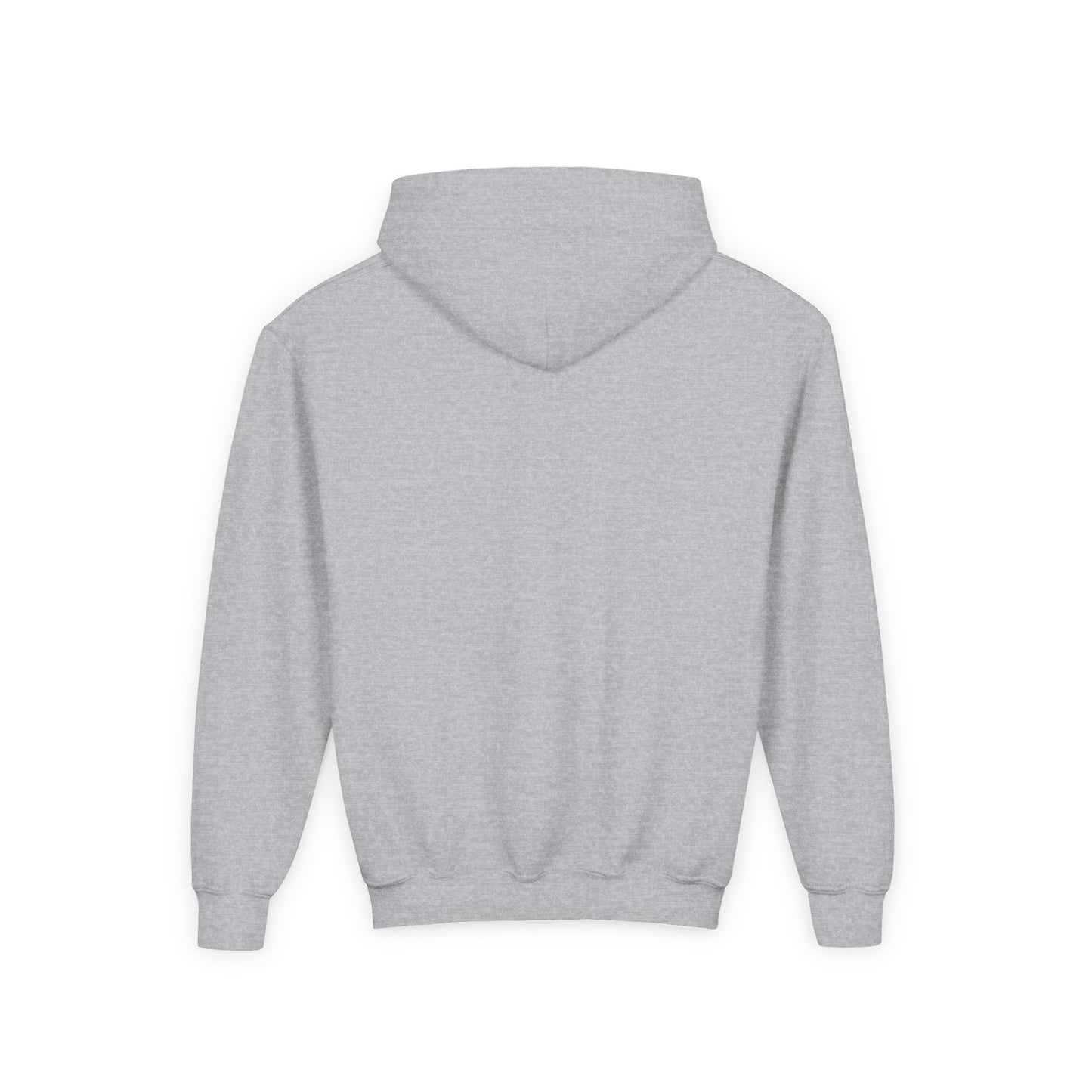 Youth Hoodie — 'I Am Loved' Red Heart Front & Back Comfort Sweatshirt