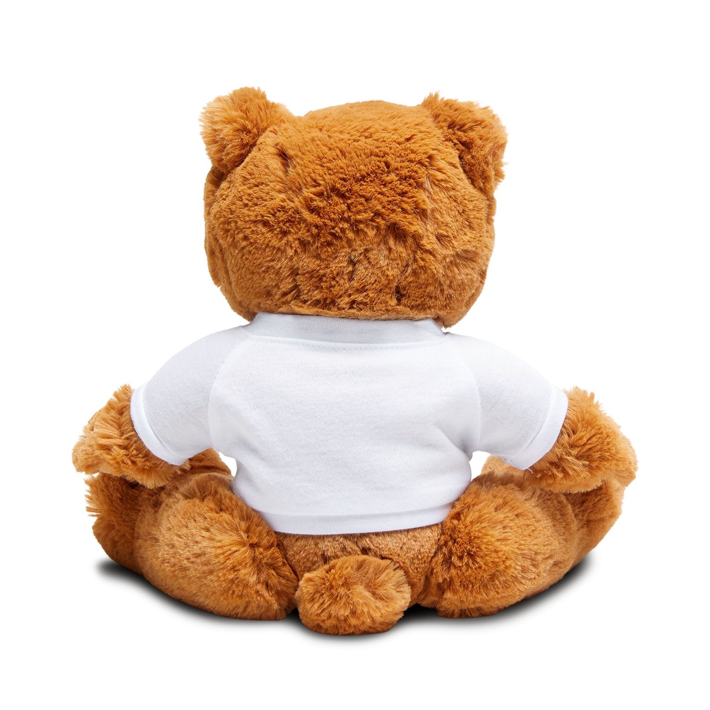 Teddy Bear with 'He Loves Us' T‑Shirt — Soft Plush Gift