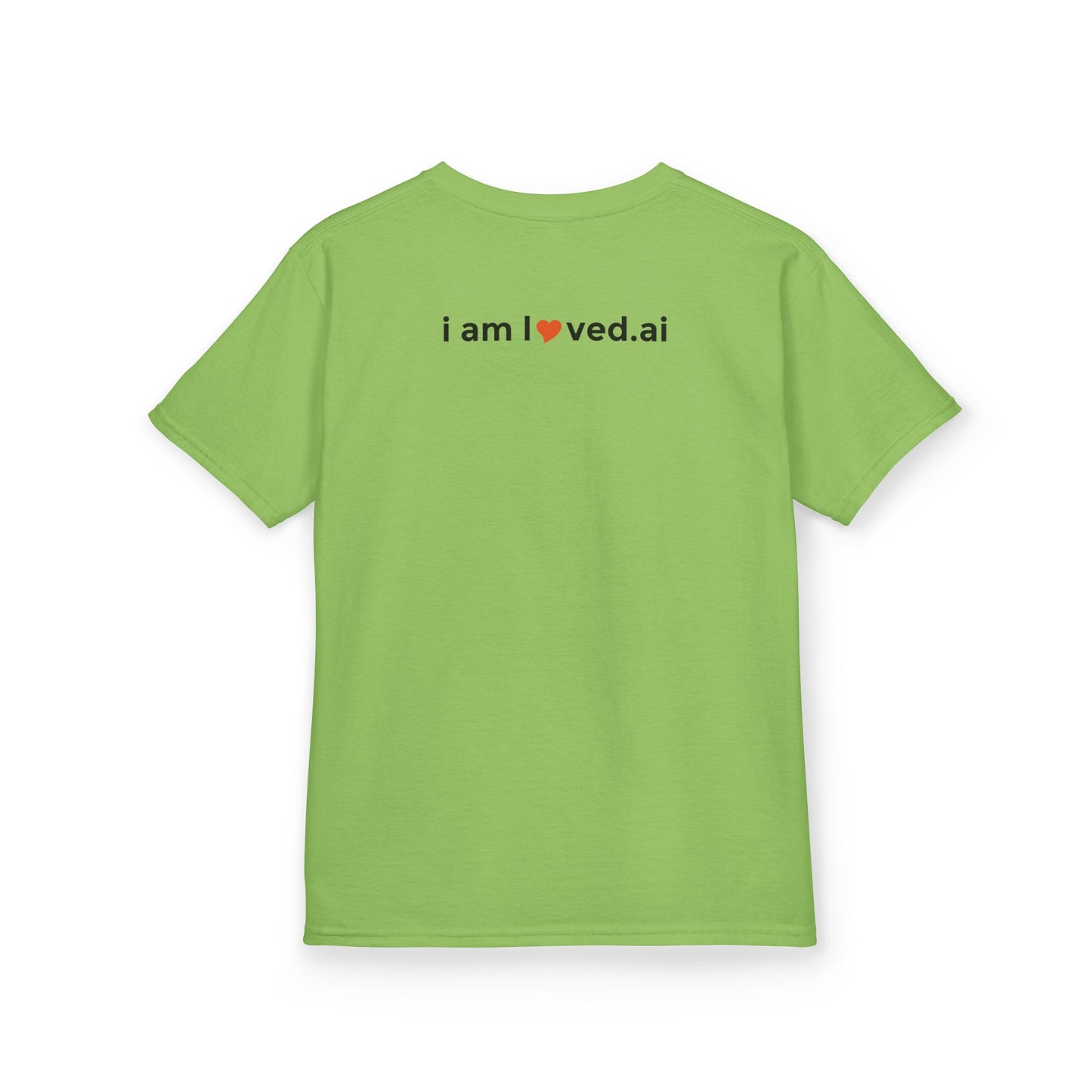 Kids Heart Love Tee - Front and Back Print for Little Ones