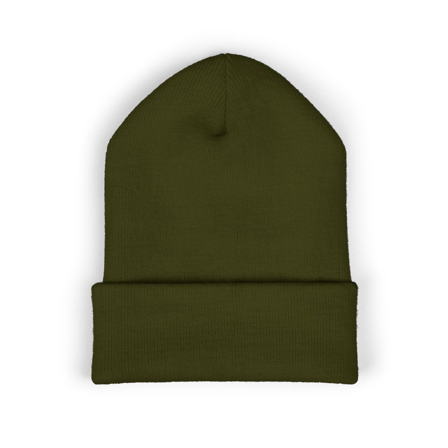 Embroidered 'I AM' Heart Cuffed Beanie