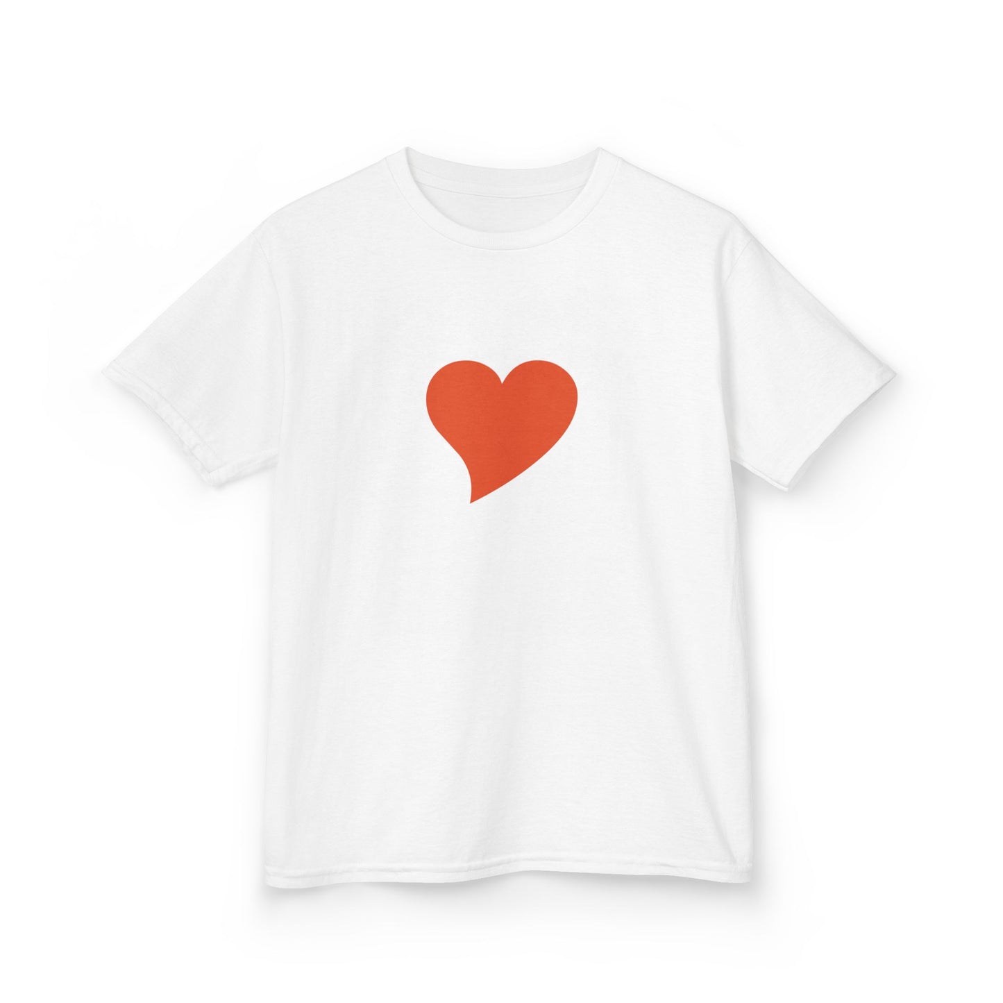 Kids Heart Love Tee - Front and Back Print for Little Ones