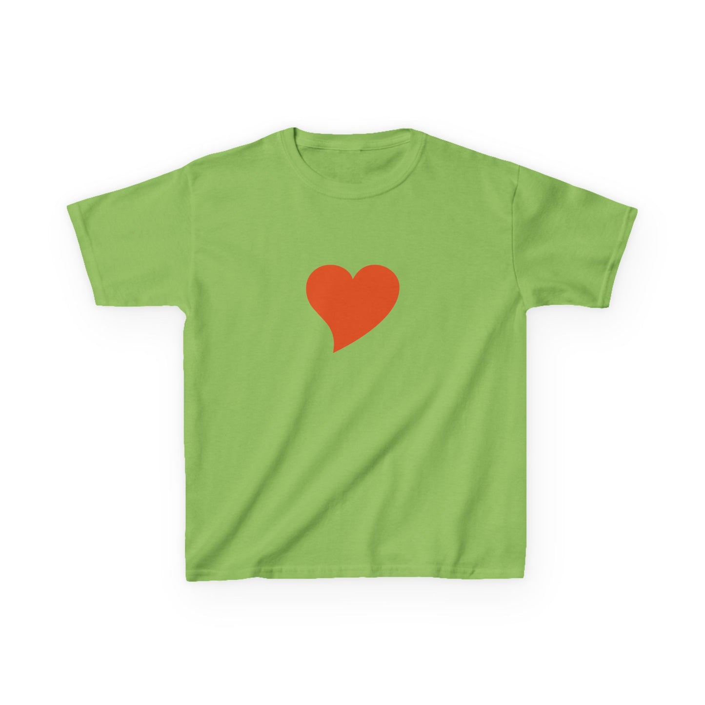 Kids Heart Love Tee - Front and Back Print for Little Ones