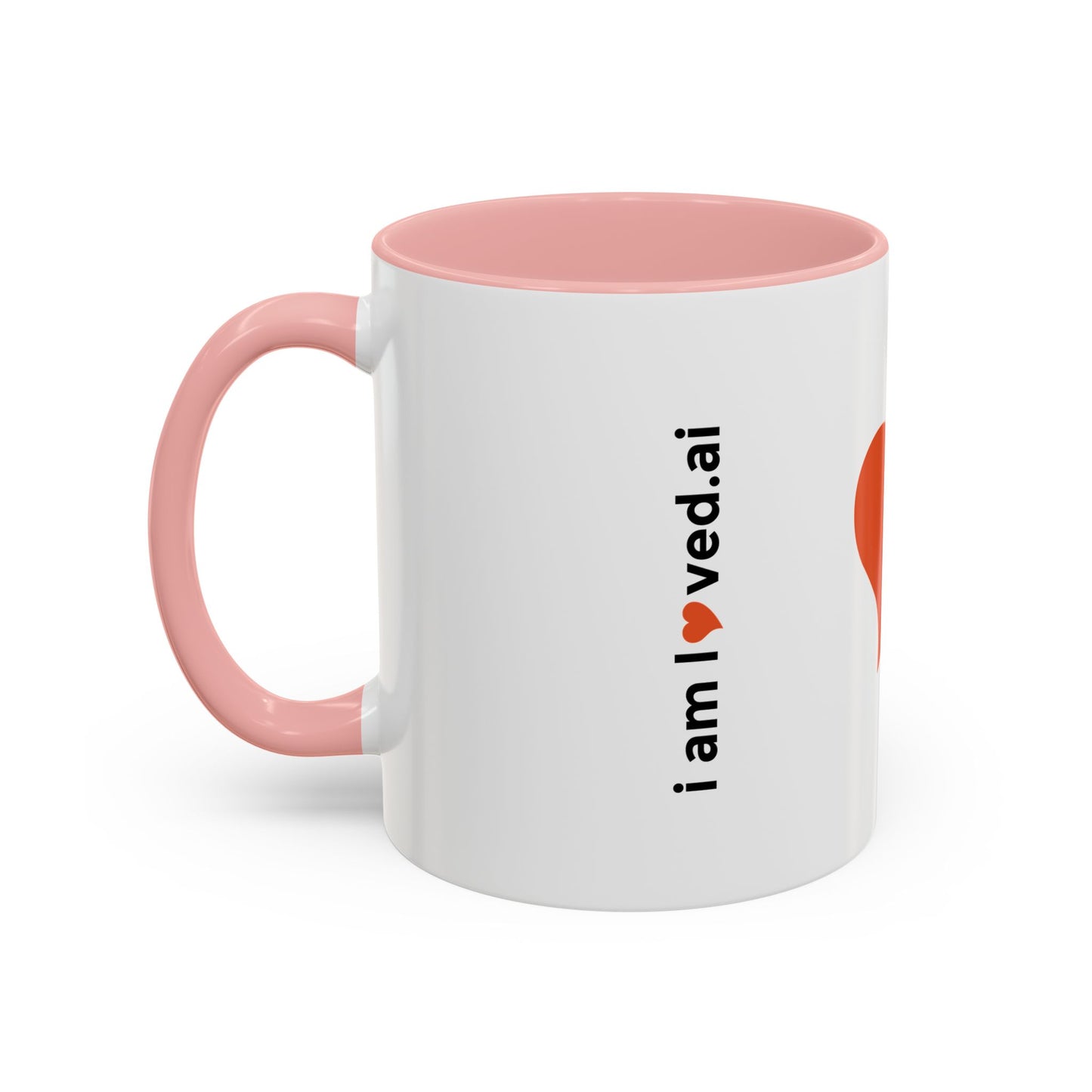 I Love Vegan Accent Coffee Mug - 11oz & 15oz - Perfect Gift for Vegan Enthusiasts