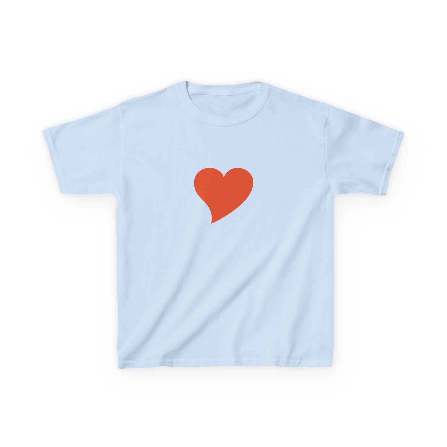 Kids Heart Love Tee - Front and Back Print for Little Ones