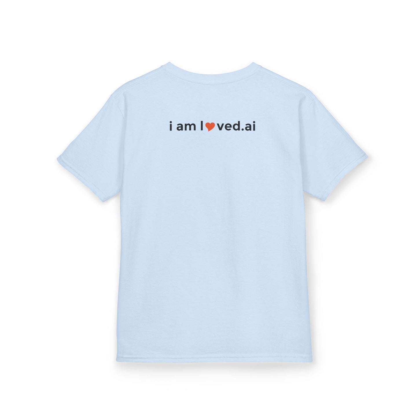 Kids Heart Love Tee - Front and Back Print for Little Ones