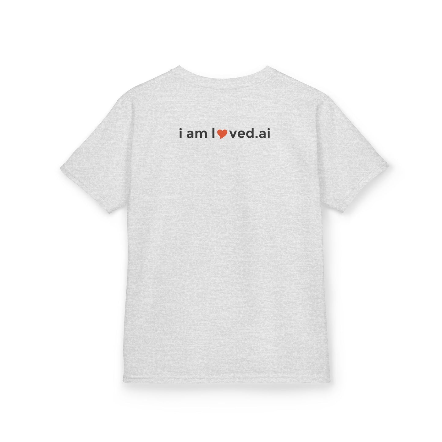 Kids Heart Love Tee - Front and Back Print for Little Ones