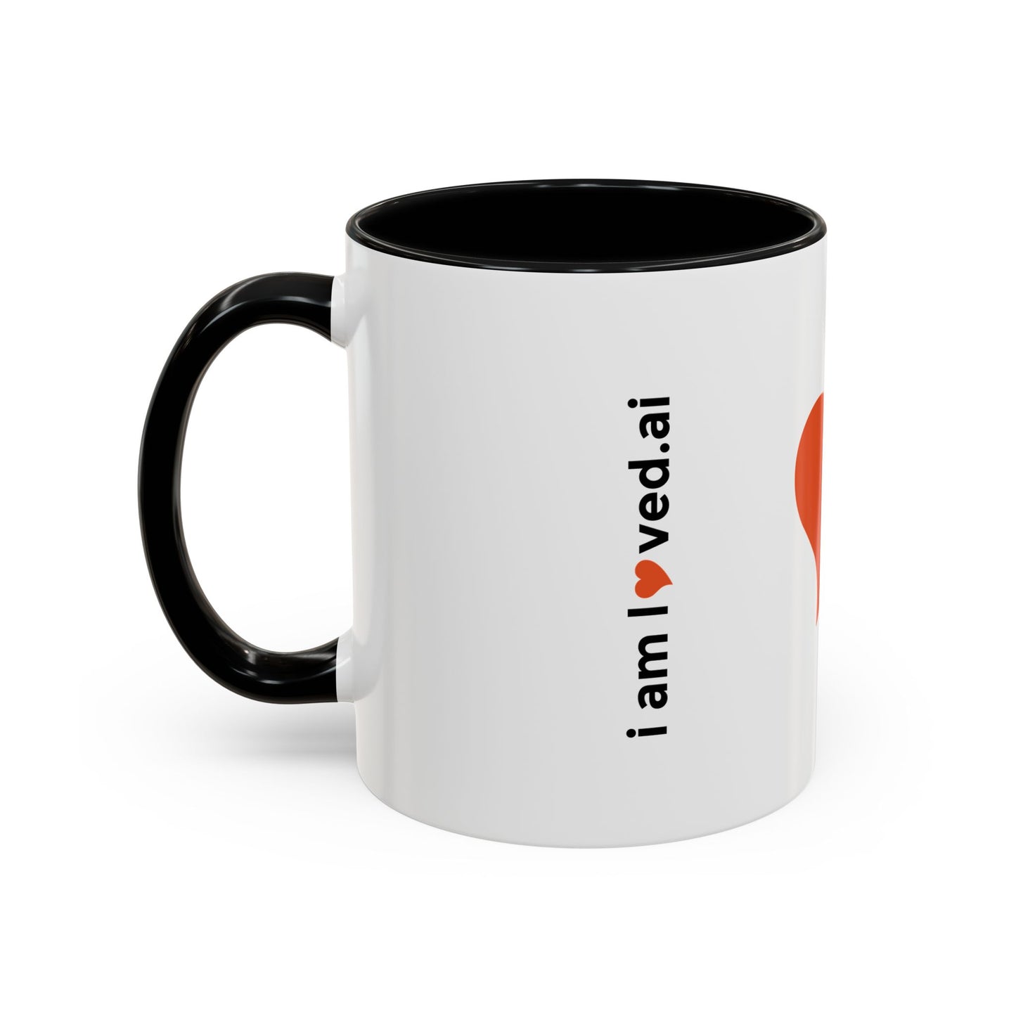 I Love Vegan Accent Coffee Mug - 11oz & 15oz - Perfect Gift for Vegan Enthusiasts