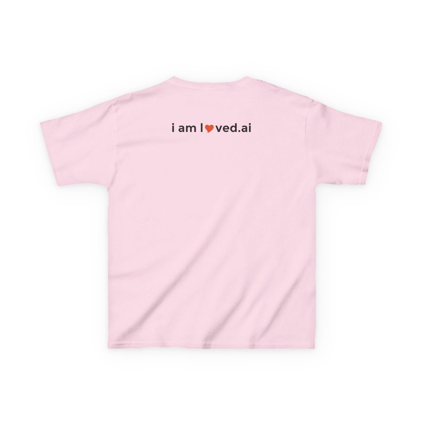 Kids Heart Love Tee - Front and Back Print for Little Ones