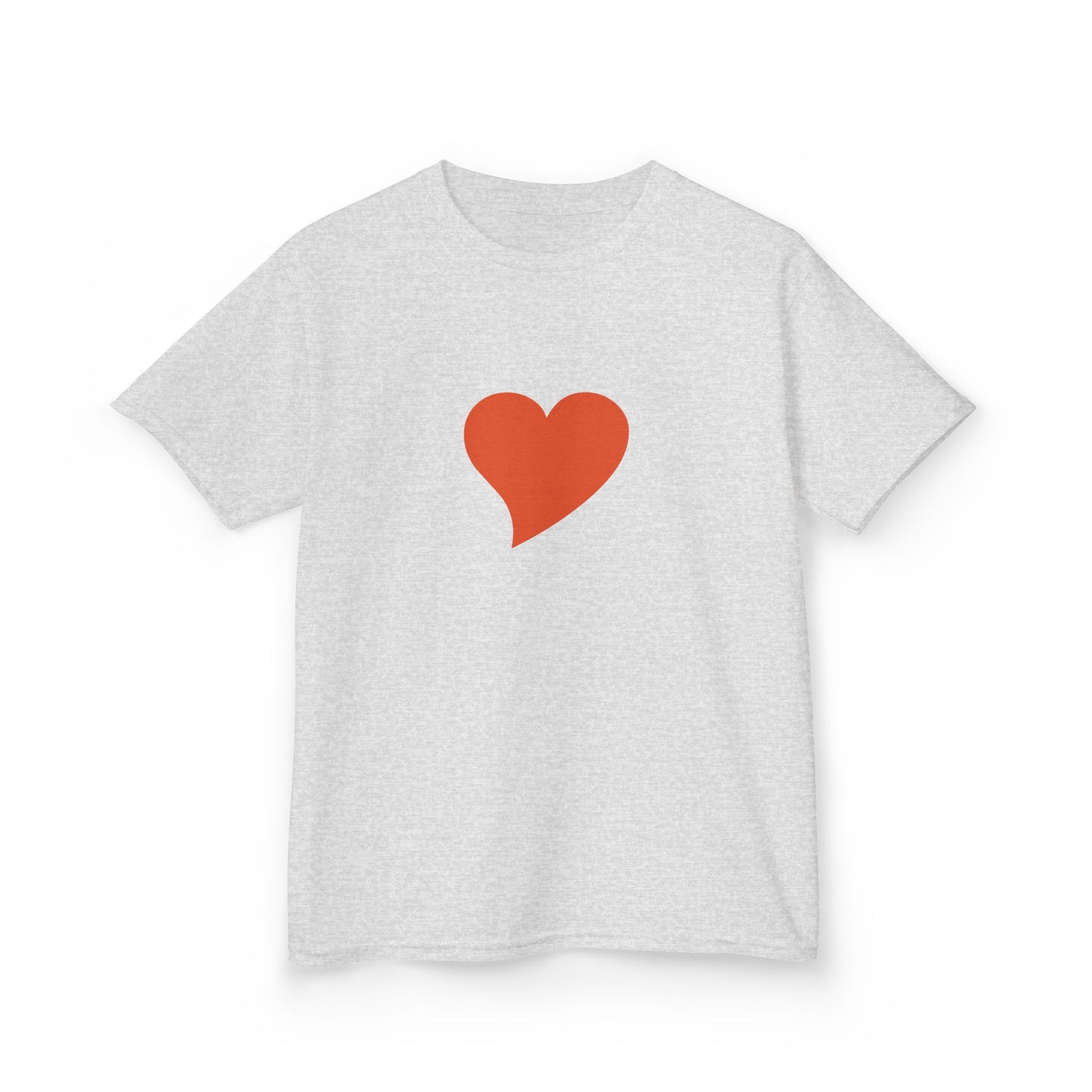Kids Heart Love Tee - Front and Back Print for Little Ones