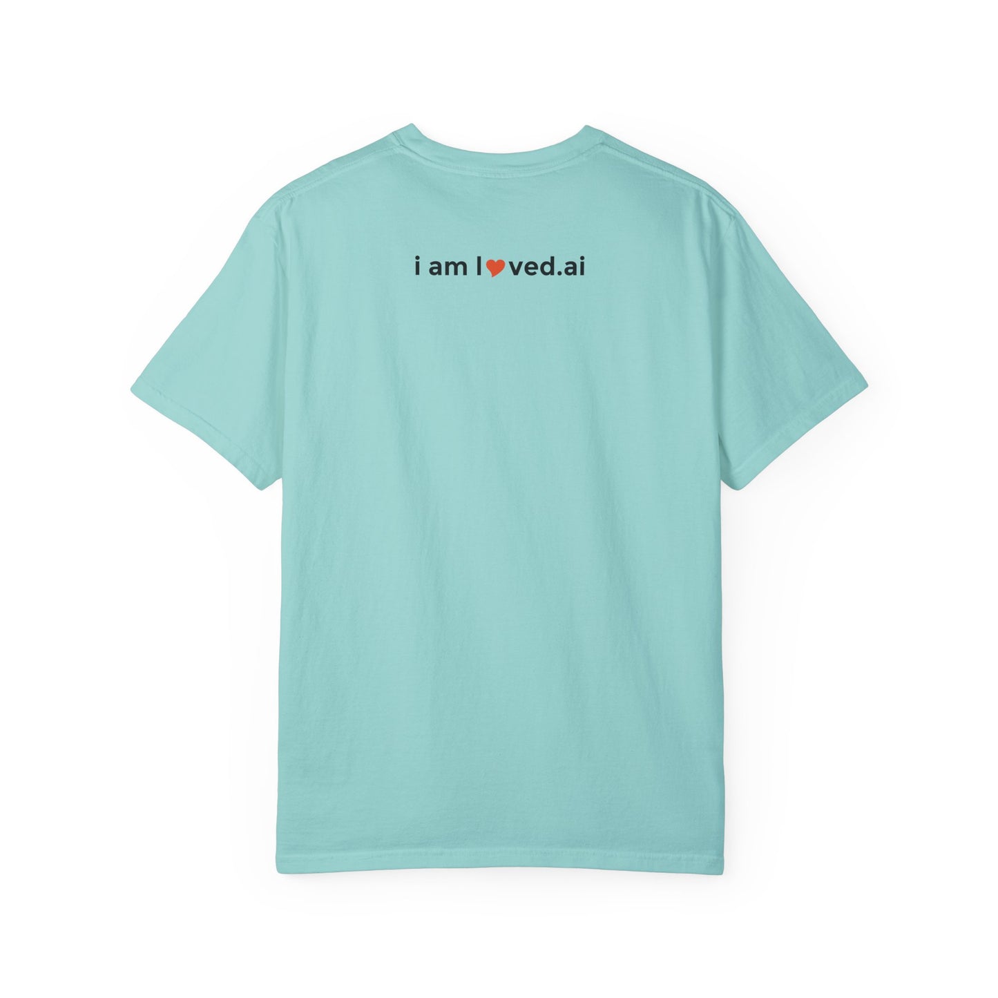Inspirational Unisex Garment-Dyed T-Shirt - "God chose you. His love guides your every step."