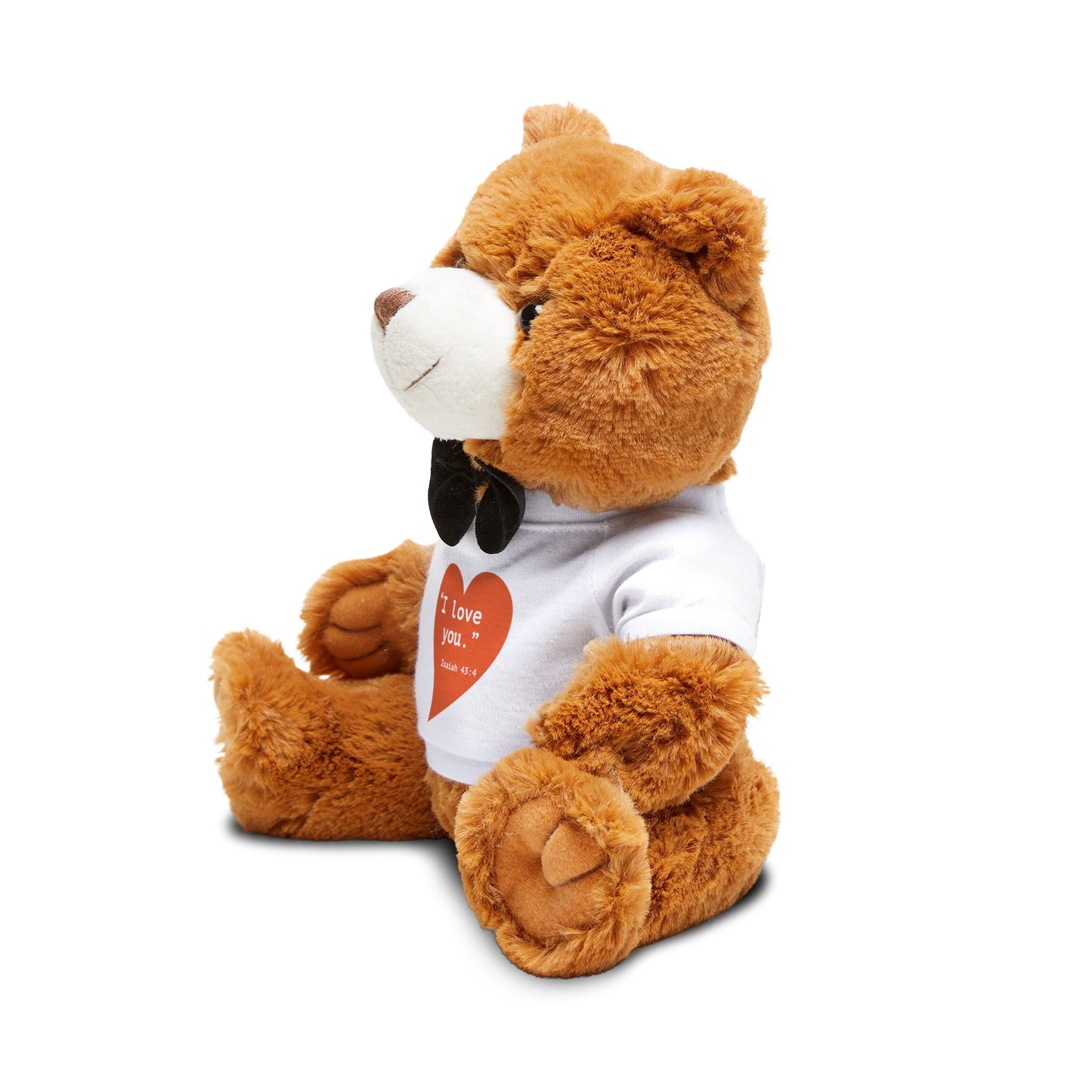 Teddy Bear with 'I Love You' T‑Shirt — Soft Plush Gift