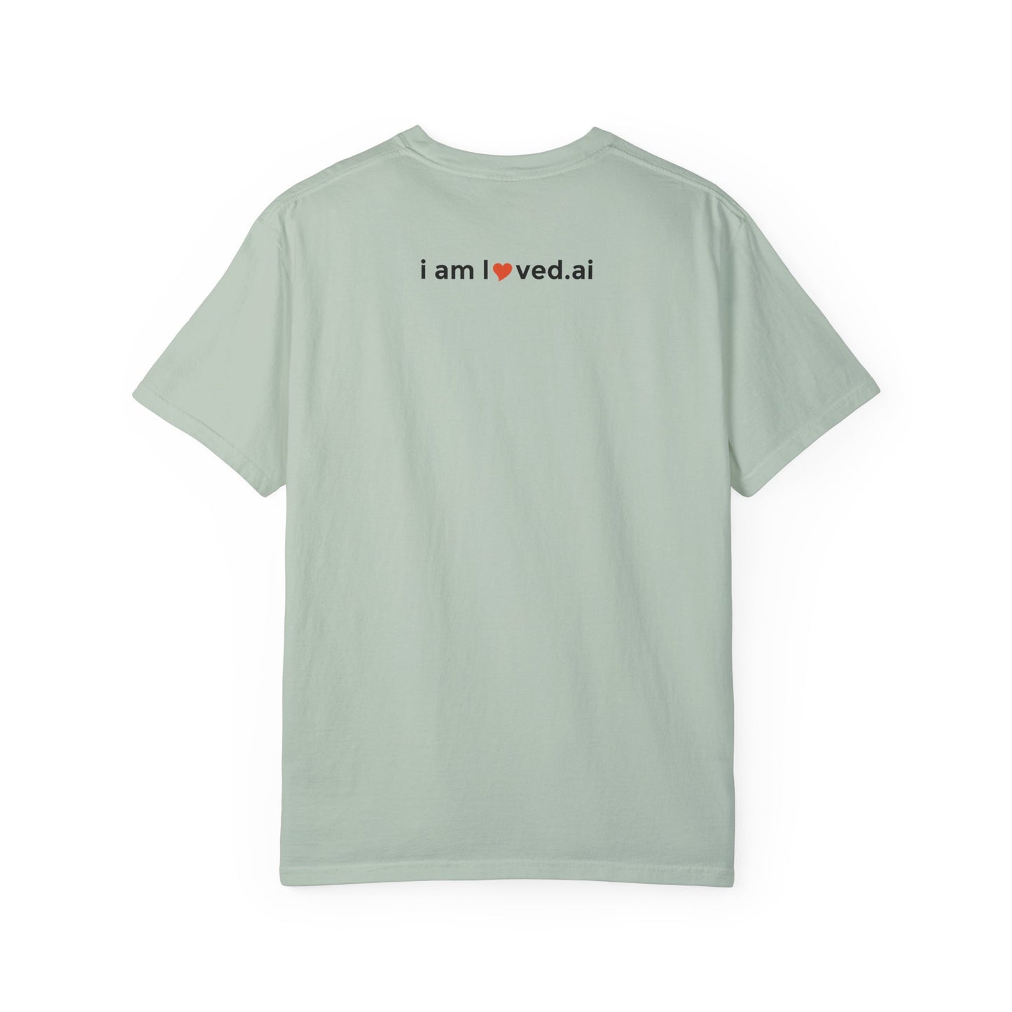 Inspirational Unisex Garment-Dyed T-Shirt - "God chose you. His love guides your every step."