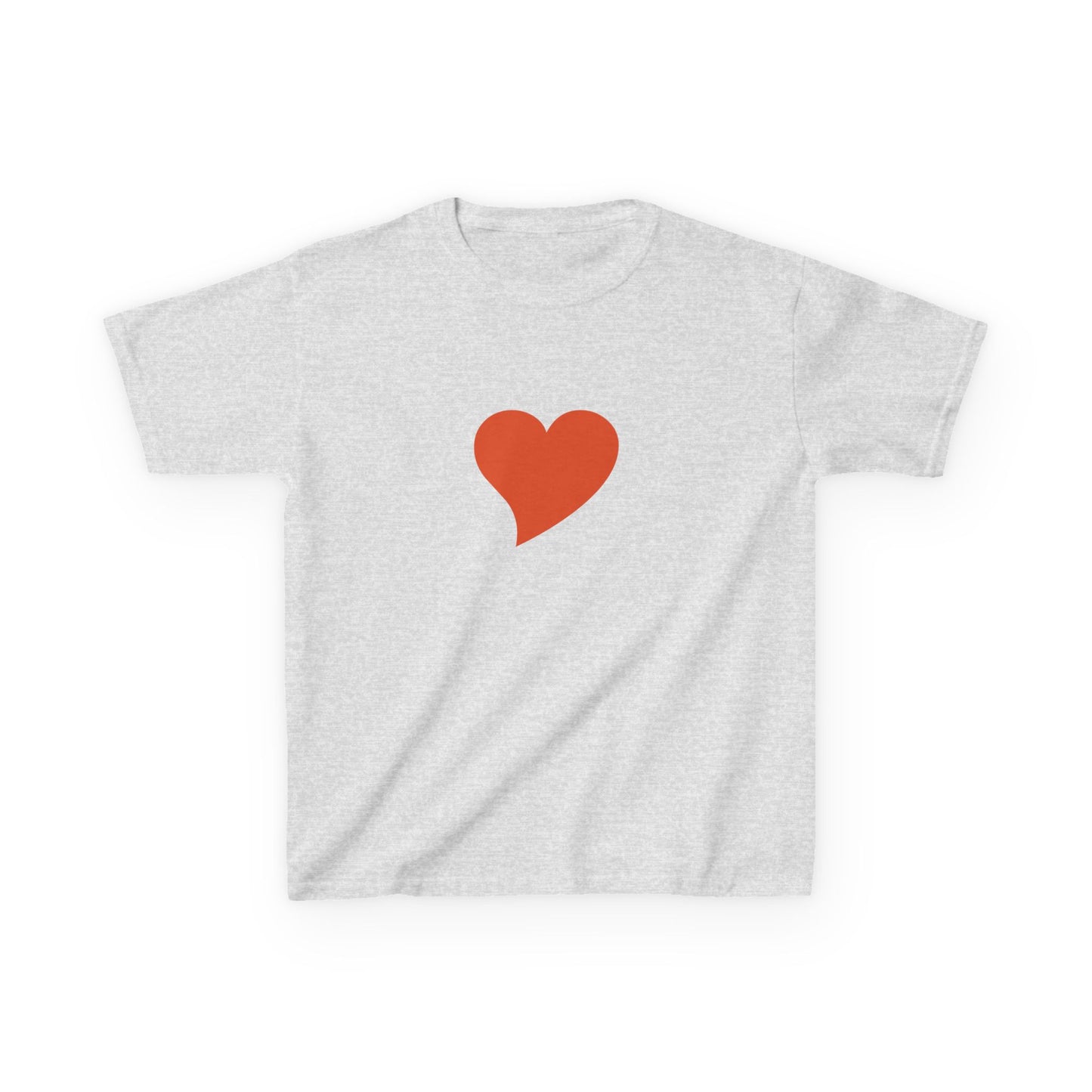 Kids Heart Love Tee - Front and Back Print for Little Ones