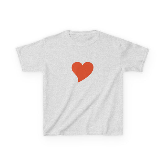 Kids Heart Love Tee - Front and Back Print for Little Ones