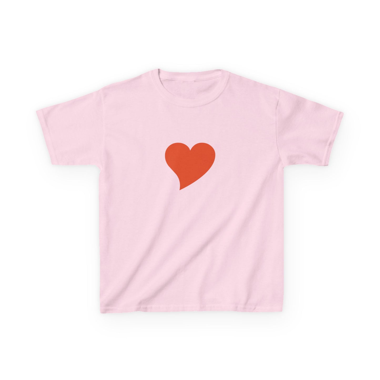 Kids Heart Love Tee - Front and Back Print for Little Ones