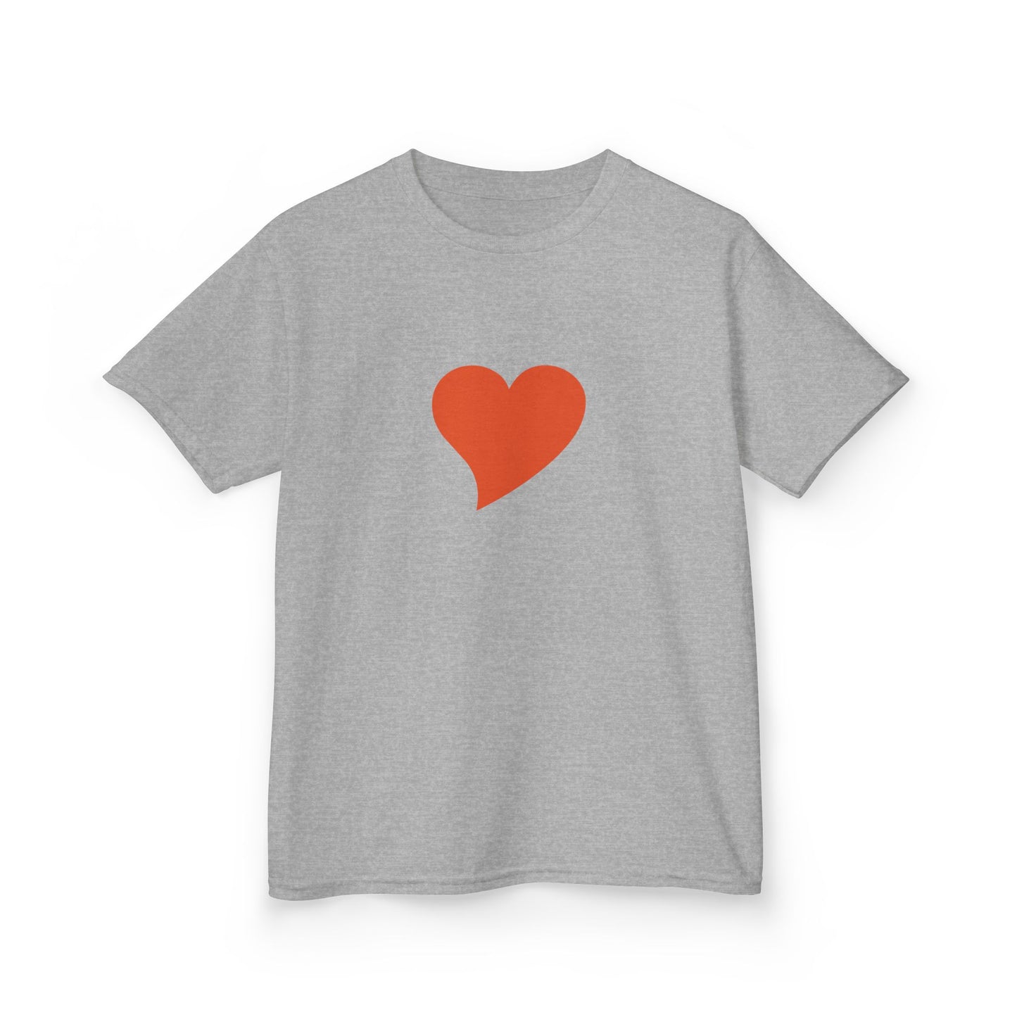 Kids Heart Love Tee - Front and Back Print for Little Ones