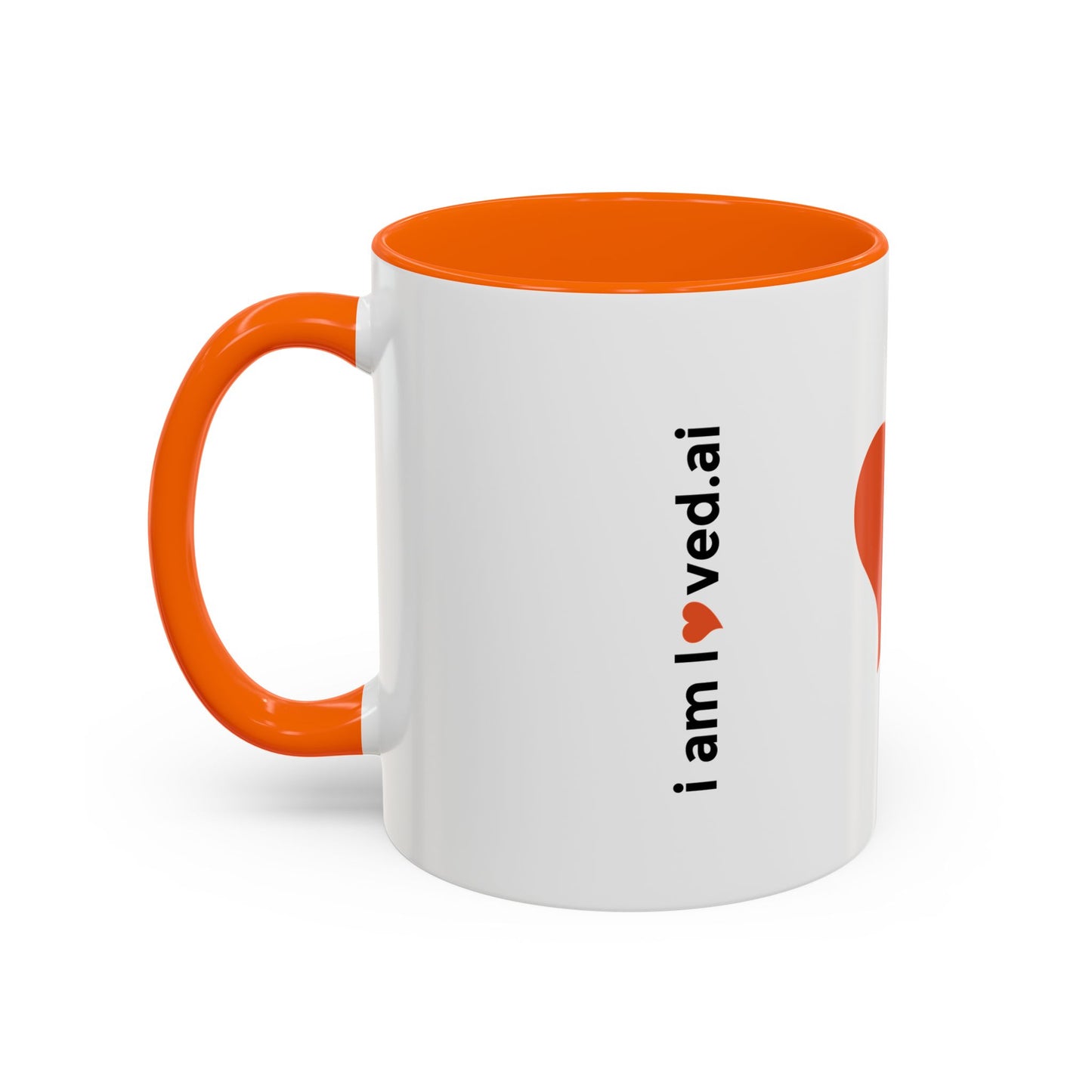 I Love Vegan Accent Coffee Mug - 11oz & 15oz - Perfect Gift for Vegan Enthusiasts