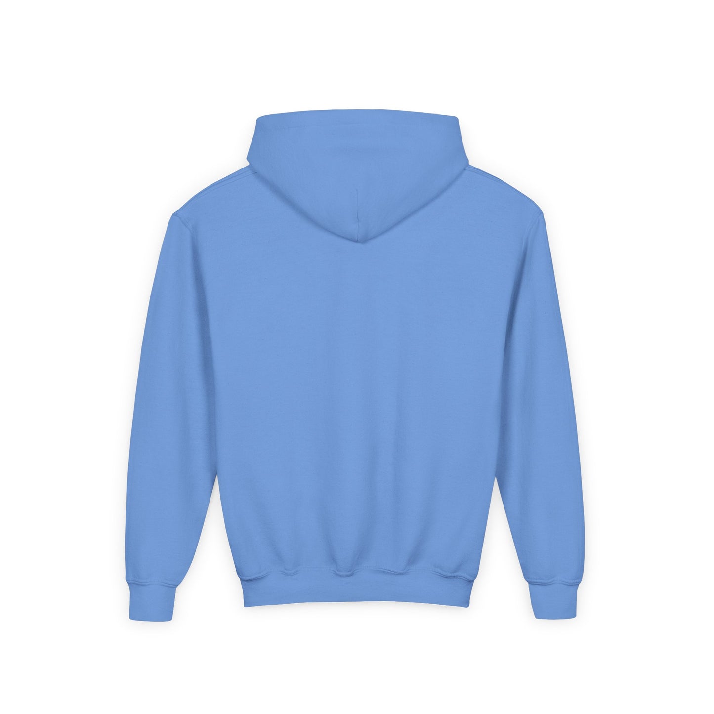 Youth Hoodie — 'I Am Loved' Red Heart Front & Back Comfort Sweatshirt