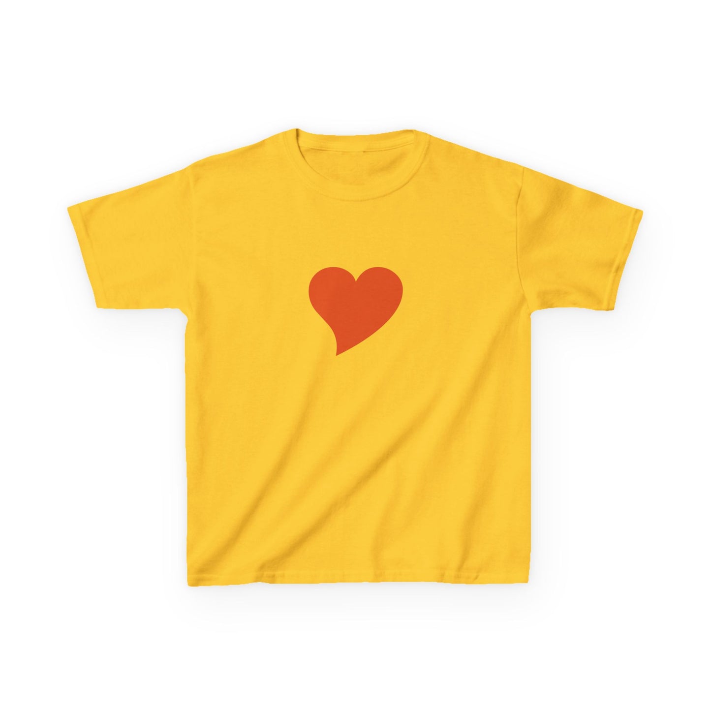 Kids Heart Love Tee - Front and Back Print for Little Ones