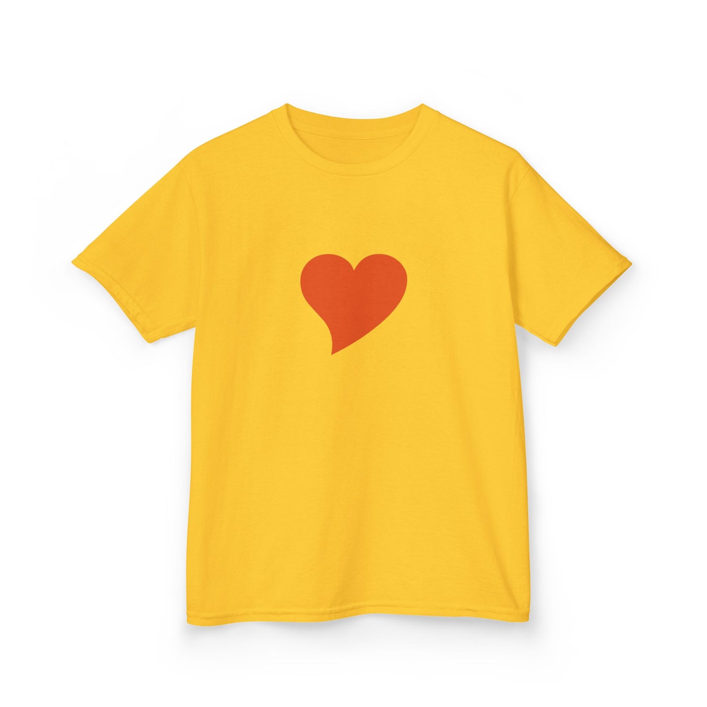 Kids Heart Love Tee - Front and Back Print for Little Ones