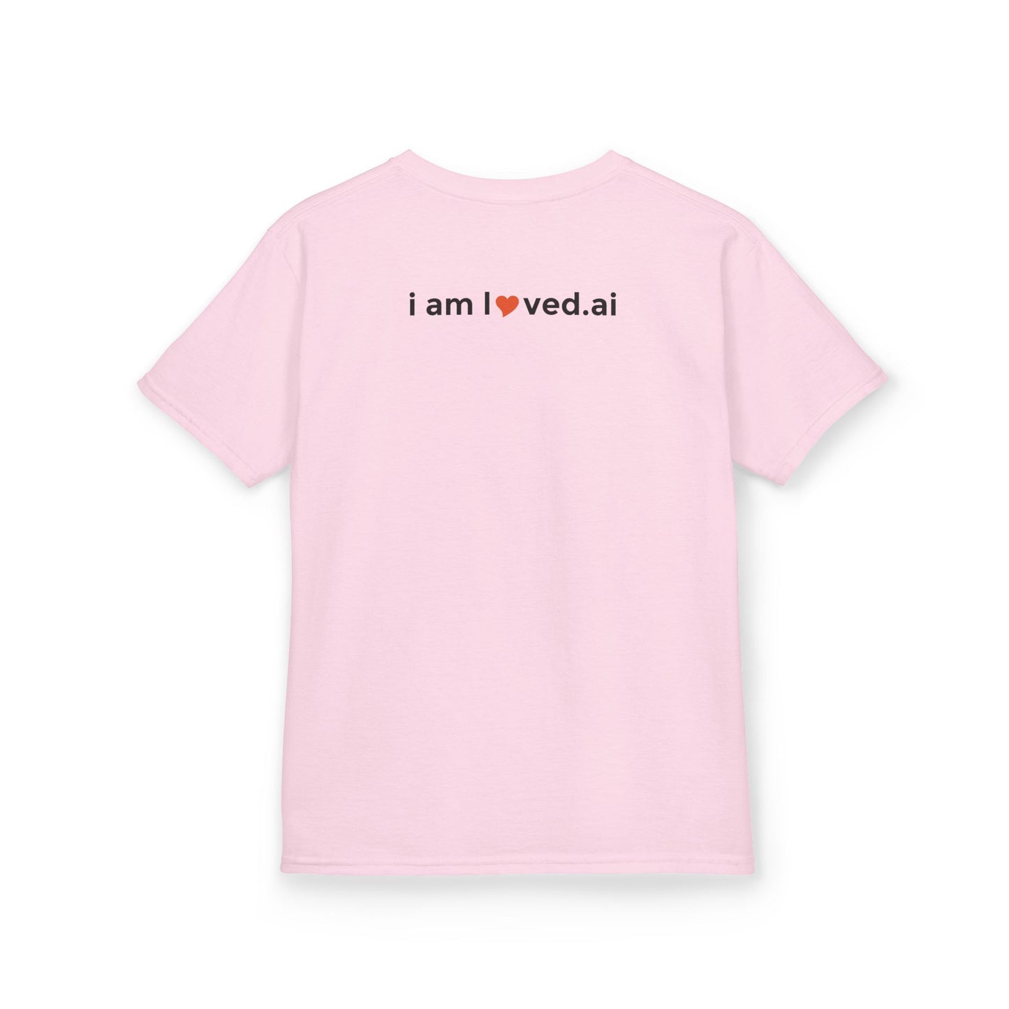 Kids Heart Love Tee - Front and Back Print for Little Ones
