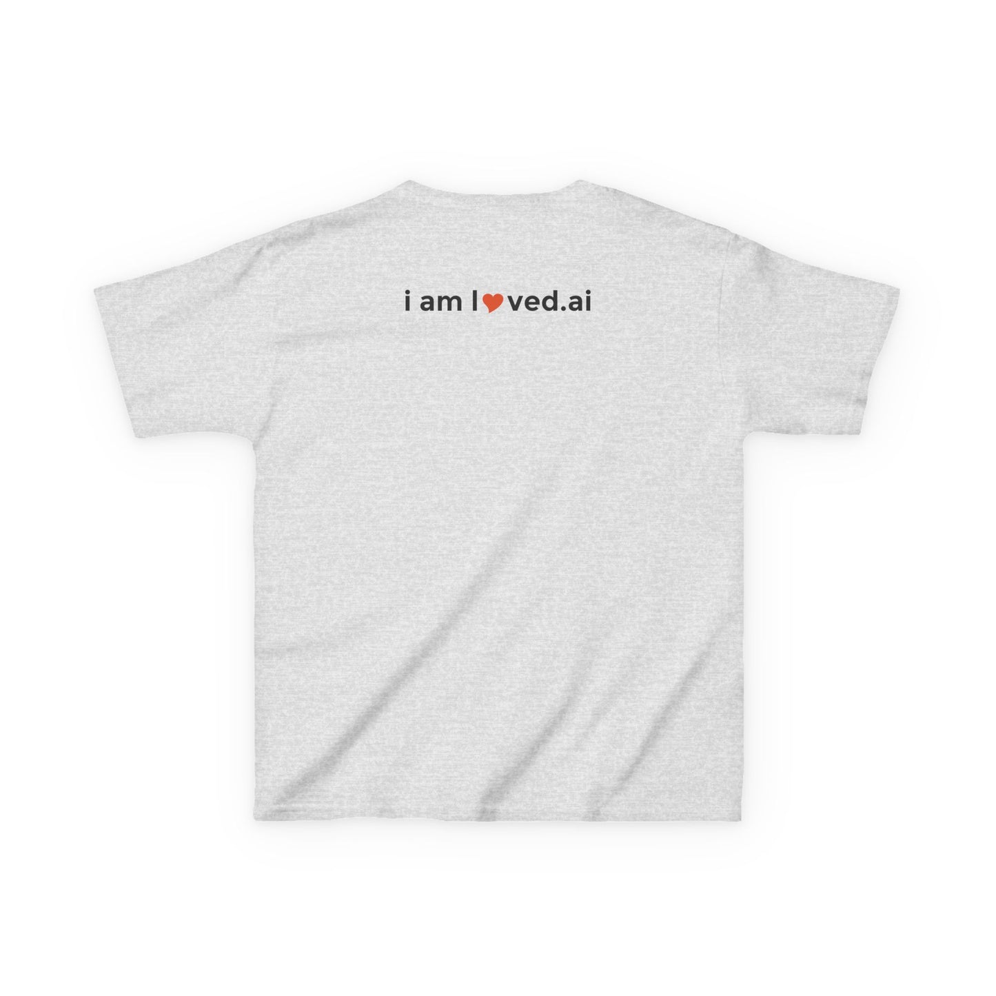 Kids Heart Love Tee - Front and Back Print for Little Ones