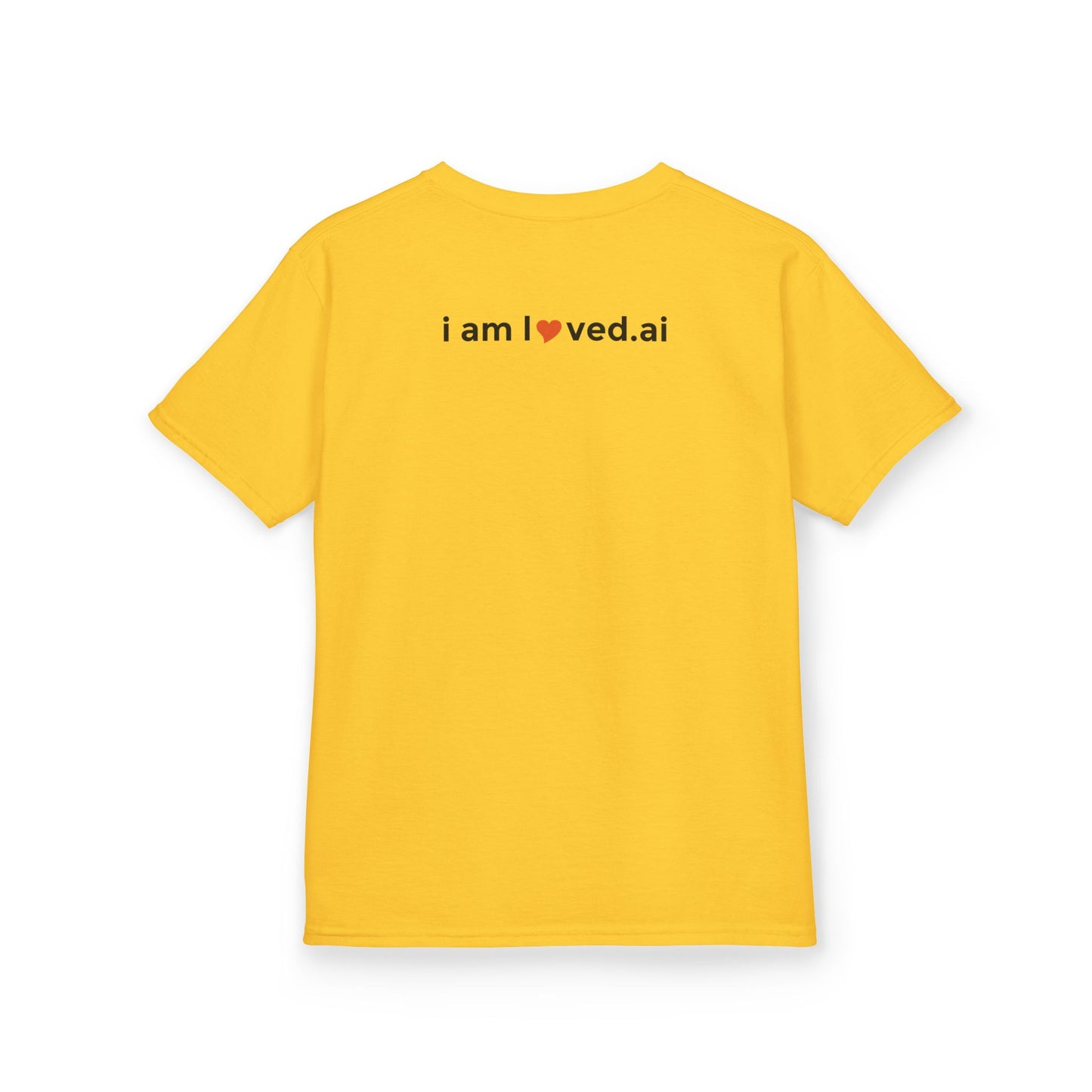 Kids Heart Love Tee - Front and Back Print for Little Ones