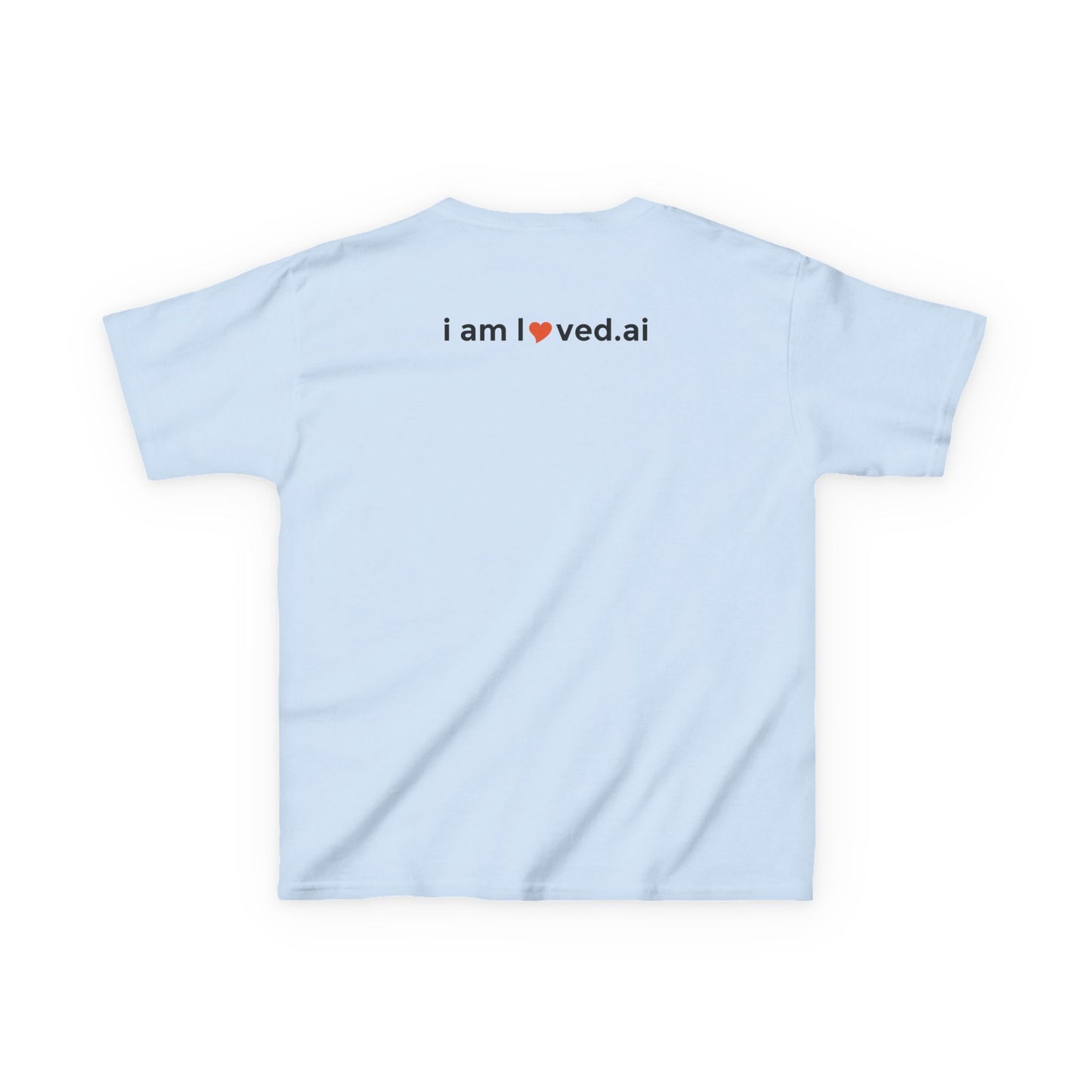 Kids Heart Love Tee - Front and Back Print for Little Ones