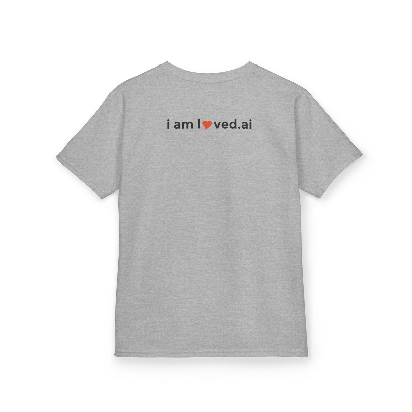 Kids Heart Love Tee - Front and Back Print for Little Ones
