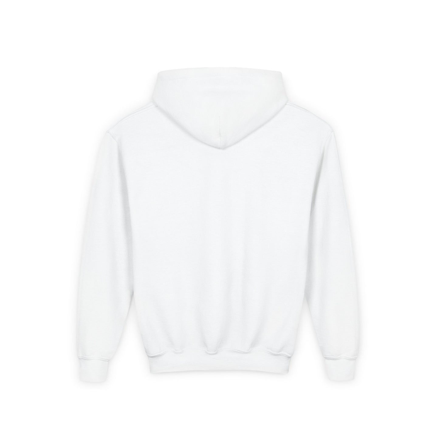 Youth Hoodie — 'I Am Loved' Red Heart Front & Back Comfort Sweatshirt