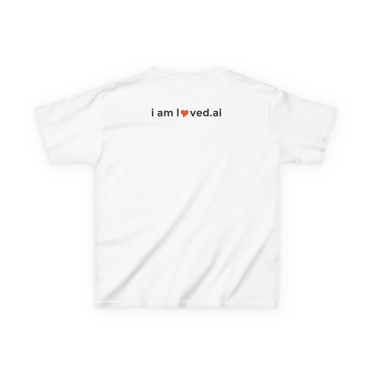 Kids Heart Love Tee - Front and Back Print for Little Ones