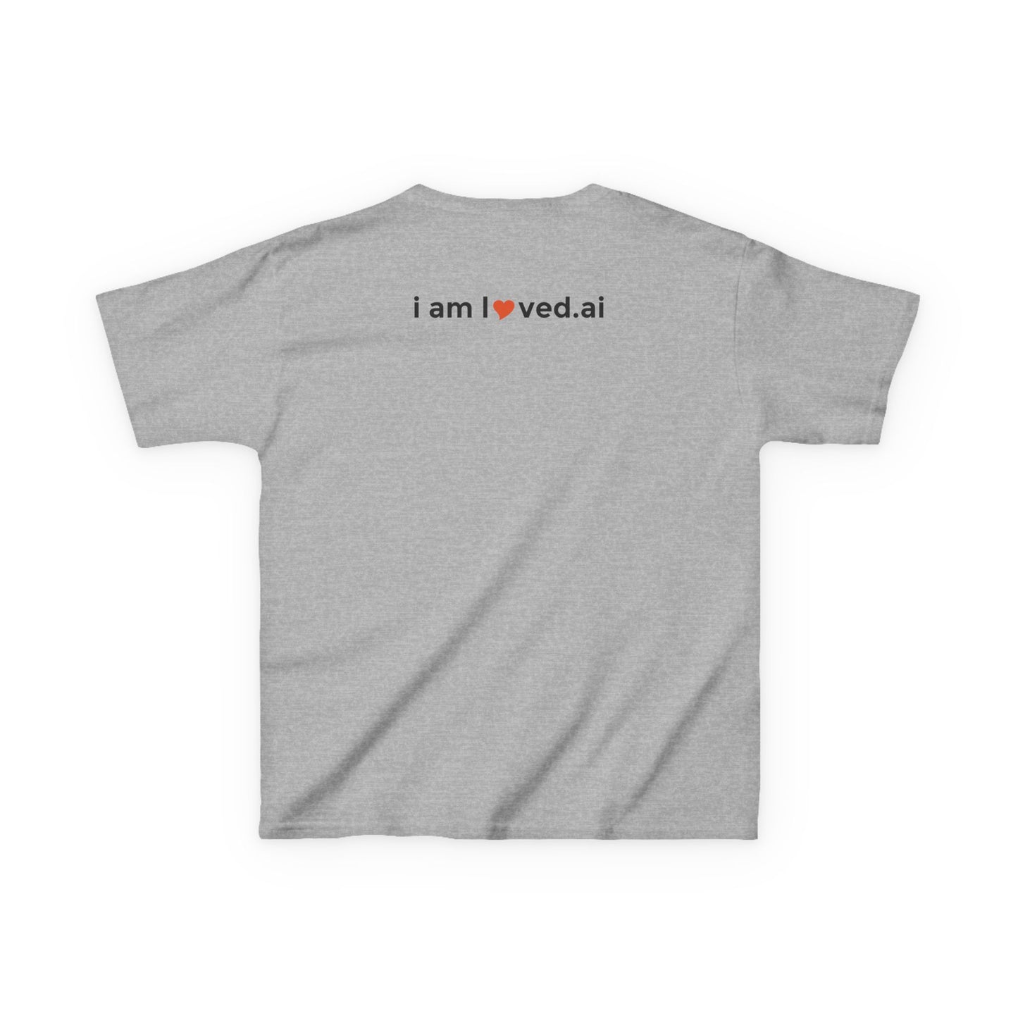 Kids Heart Love Tee - Front and Back Print for Little Ones