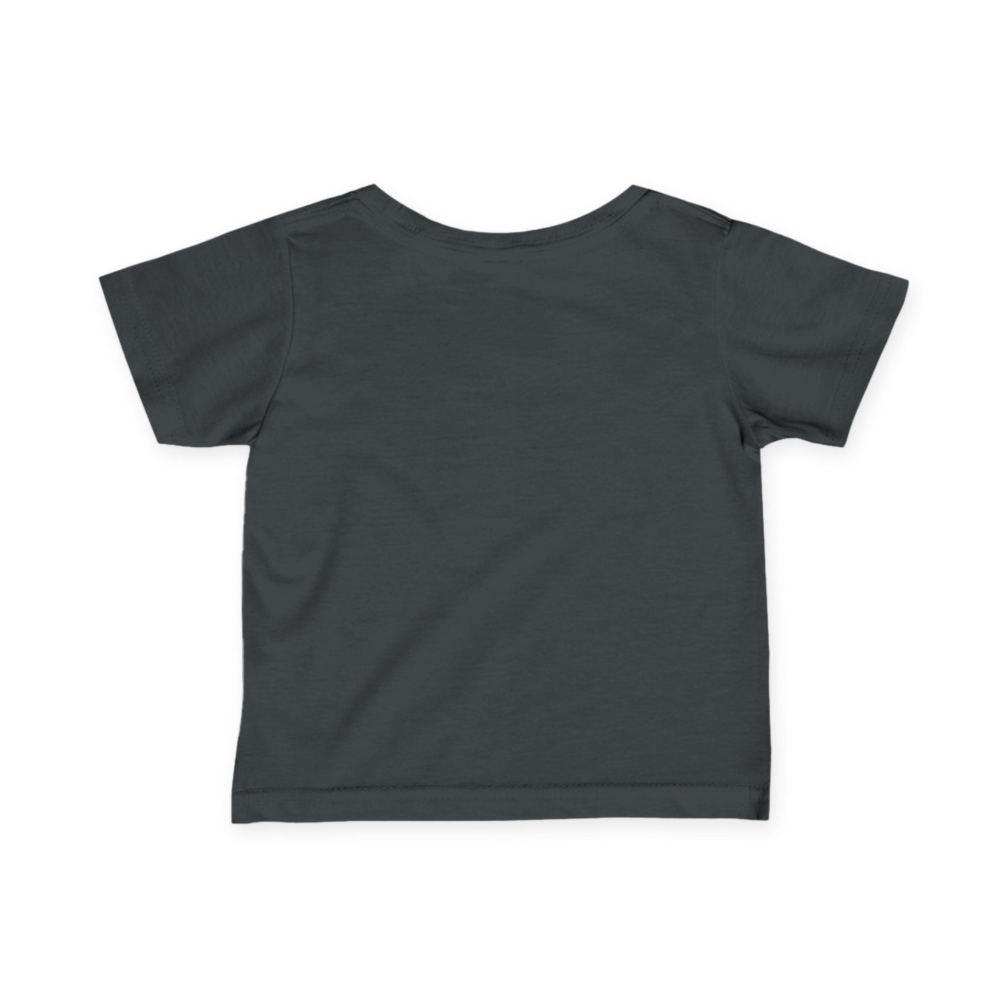 Infant Tee — Orange Heart "God Is Love" Baby Shirt