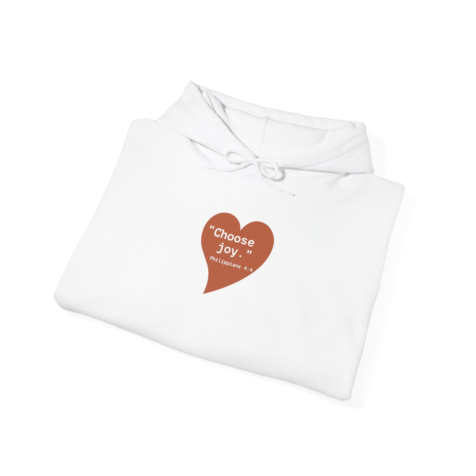 Choose Joy Hoodie - Philippians 4:4 Christian Faith Sweatshirt - i am loved