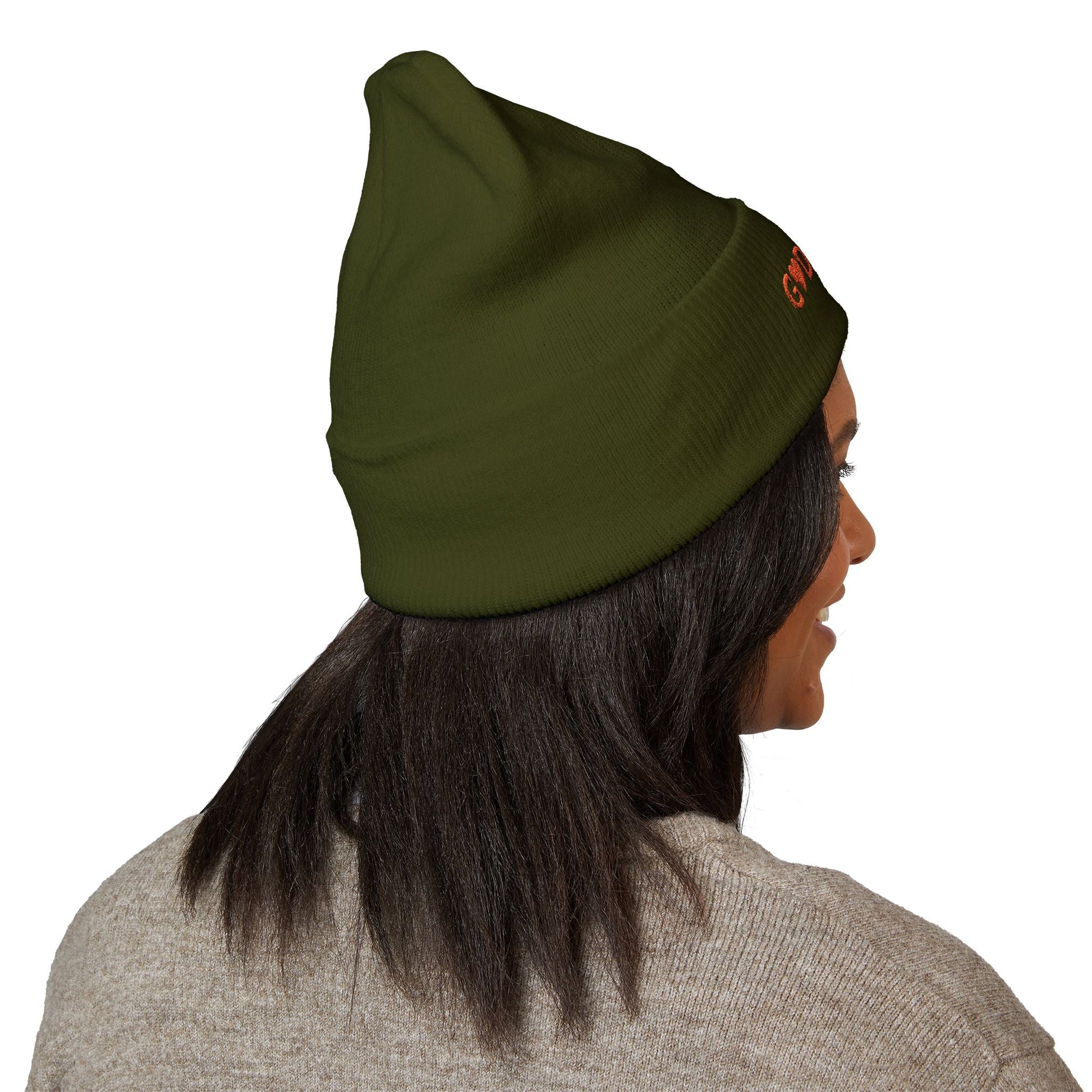Embroidered 'God Loves' Heart Cuffed Beanie - i am loved