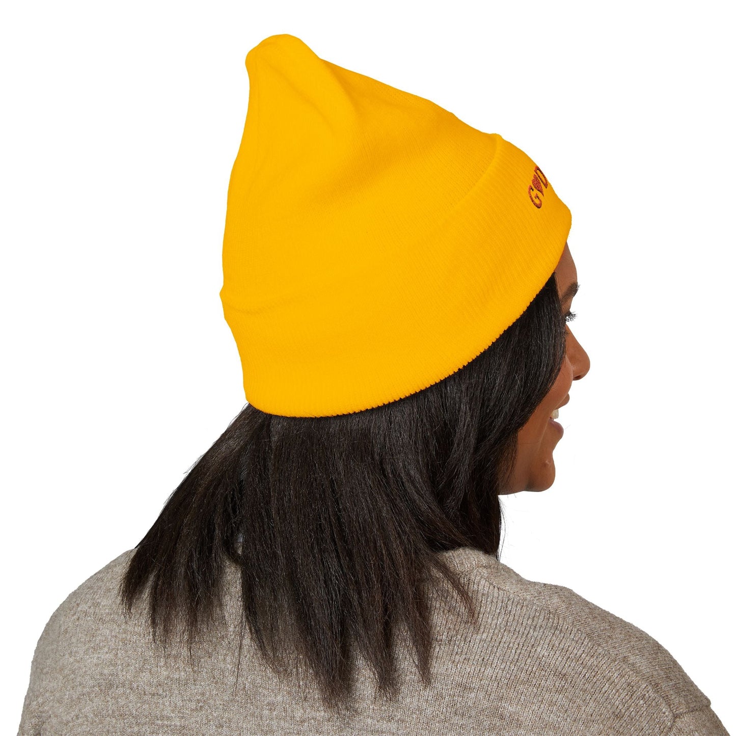 Embroidered 'God Loves' Heart Cuffed Beanie - i am loved