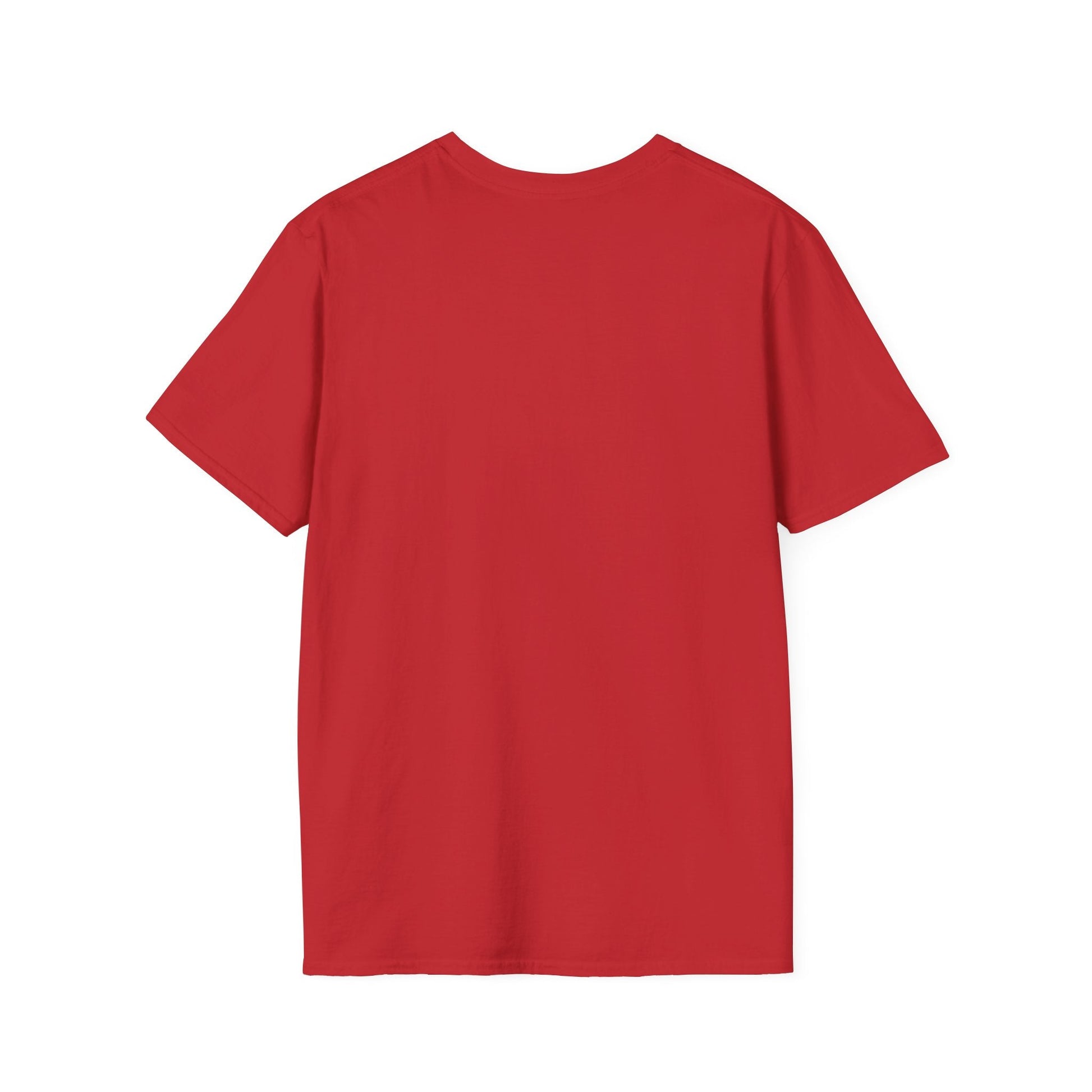 T-Shirt — Small Red Heart Graphic "Fearfully & Wonderfully Made" - i am loved