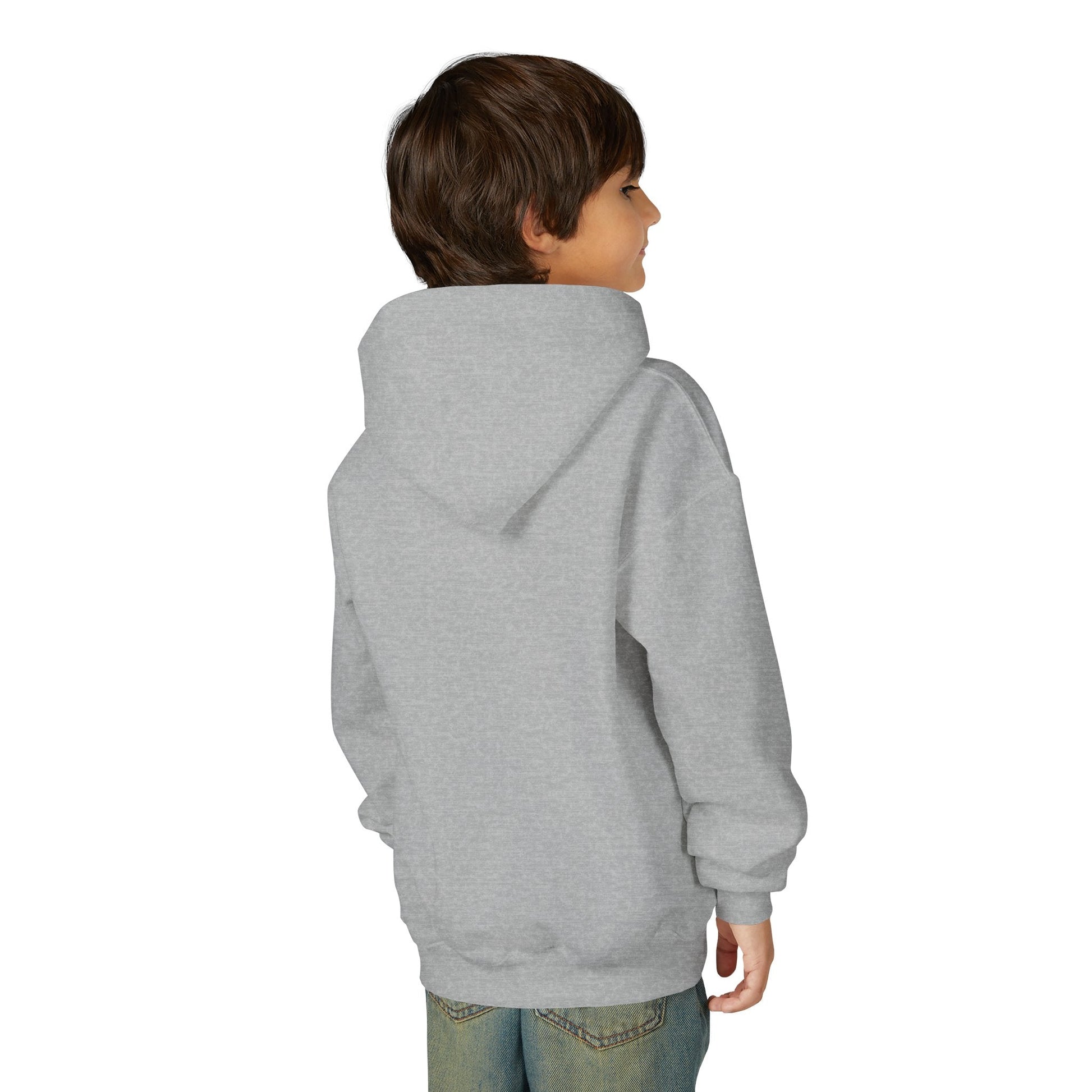 Youth Hoodie — 'Fear Not' Retro Heart Comfort Sweatshirt - i am loved