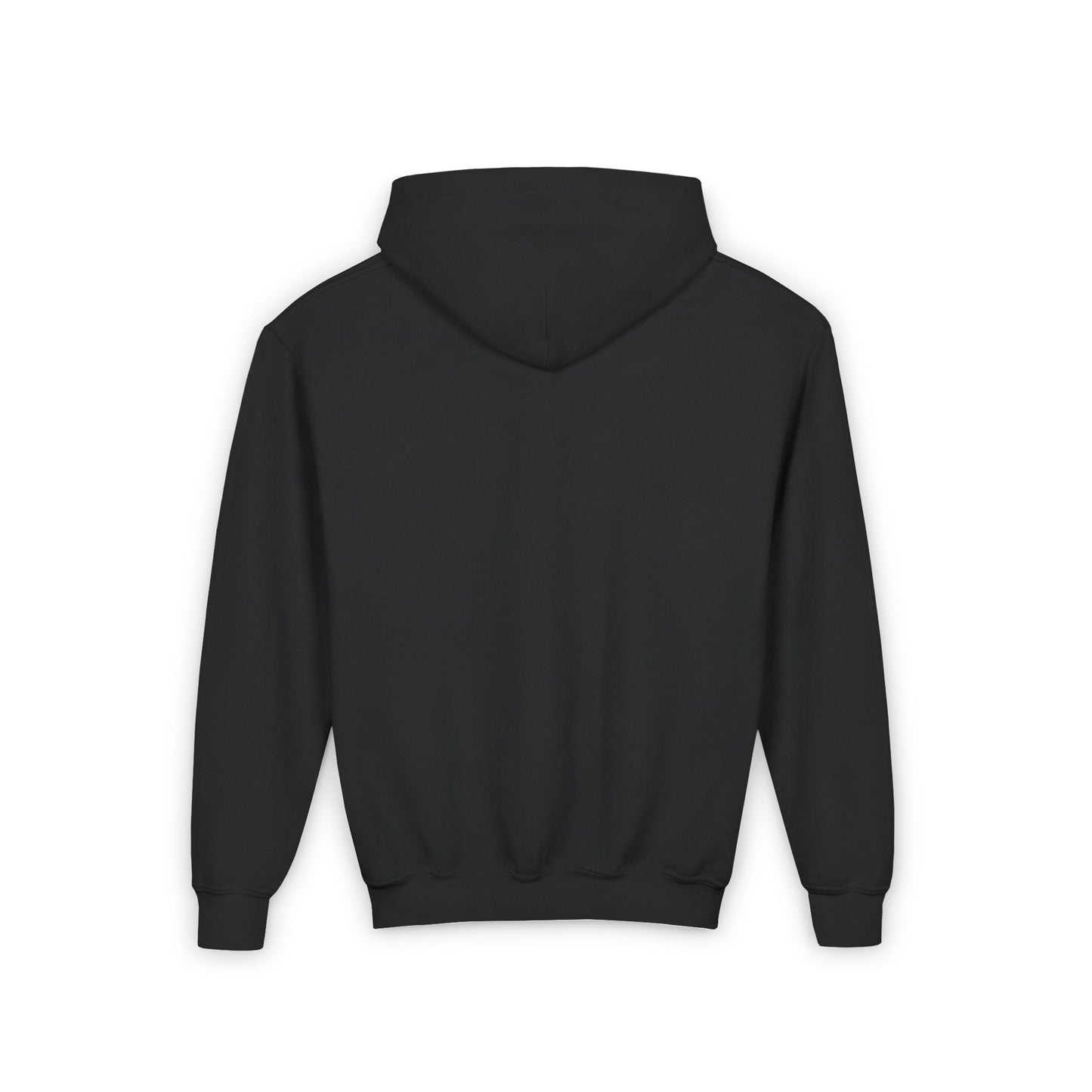 Youth Hoodie — 'I Am Loved' Red Heart Front & Back Comfort Sweatshirt - i am loved