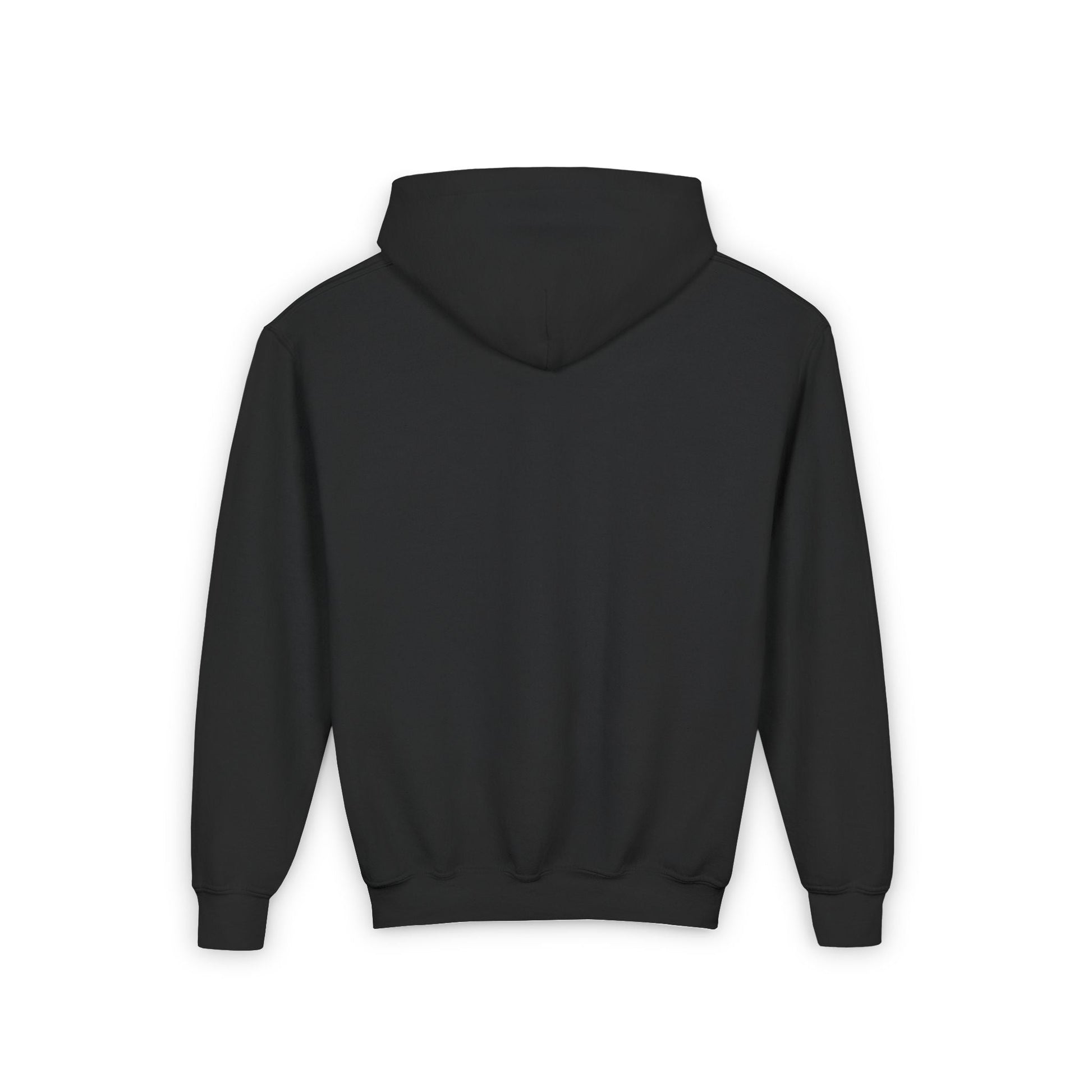 Youth Hoodie — 'I Am Loved' Red Heart Front & Back Comfort Sweatshirt - i am loved